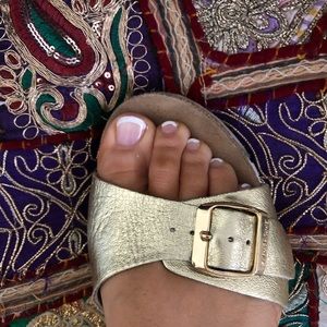 Zara leather sandals